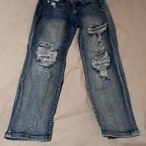 Judy Blue Distressed Jeans Boyfriend cut 18w